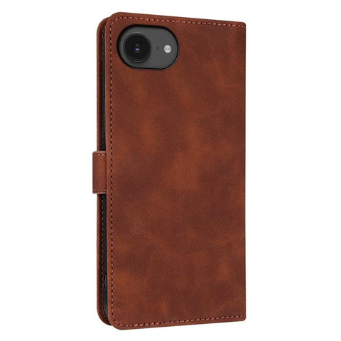 Eleganten ovitek etui za iPhone 16e / 17e, Rjav