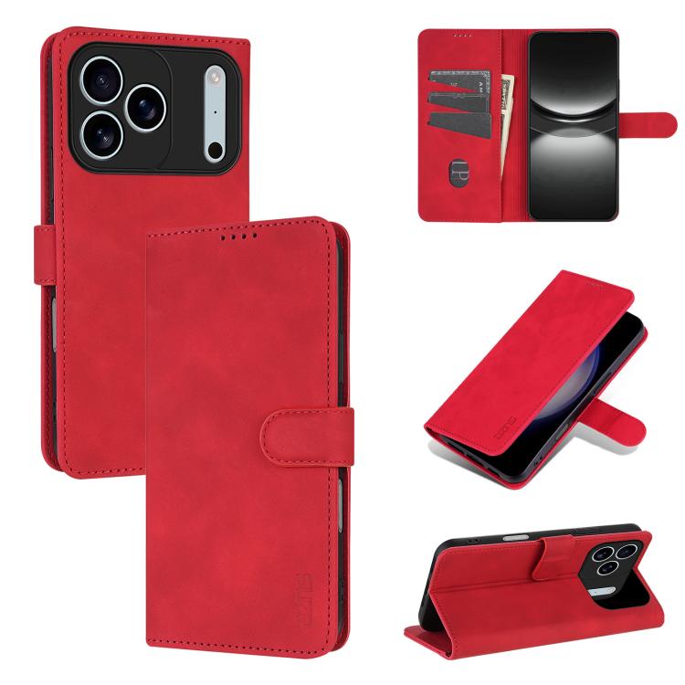 Eleganten ovitek etui za iPhone 17 Pro Max, Rdeč