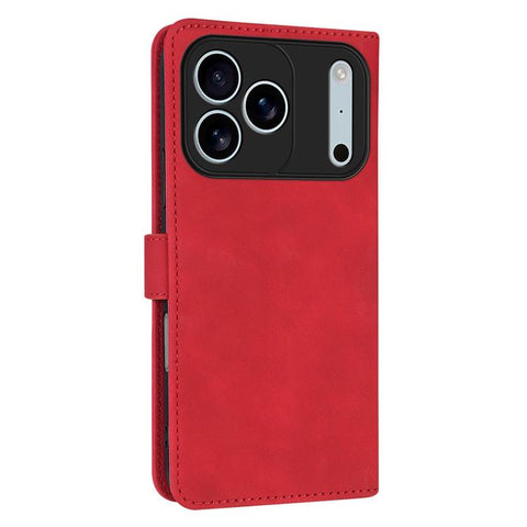 Eleganten ovitek etui za iPhone 17 Pro Max, Rdeč