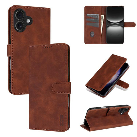 Eleganten ovitek etui za iPhone 17, Rjav