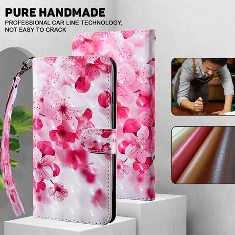 Eleganten etui ovitek za  iPhone 16 Pro, Češnjev cvet
