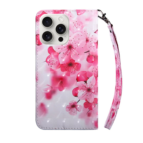 Eleganten etui ovitek za  iPhone 16 Pro, Češnjev cvet