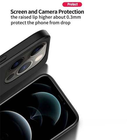 Eleganten ovitek za iPhone 15, magnet, črn
