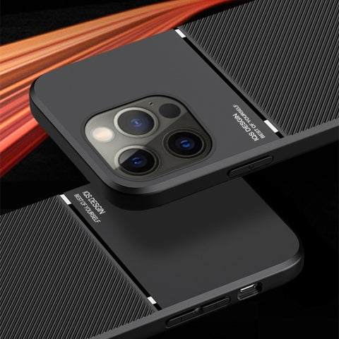 Eleganten ovitek za iPhone 15, magnet, črn
