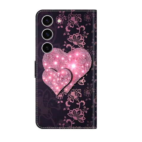 Eleganten etui ovitek za  Samsung S24 5G, Sijoče srce