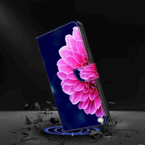 Eleganten etui ovitek za  Samsung S24 Plus 5G, Rožnati cvet