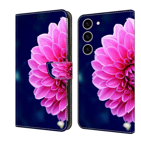 Eleganten etui ovitek za  Samsung S24 Plus 5G, Rožnati cvet