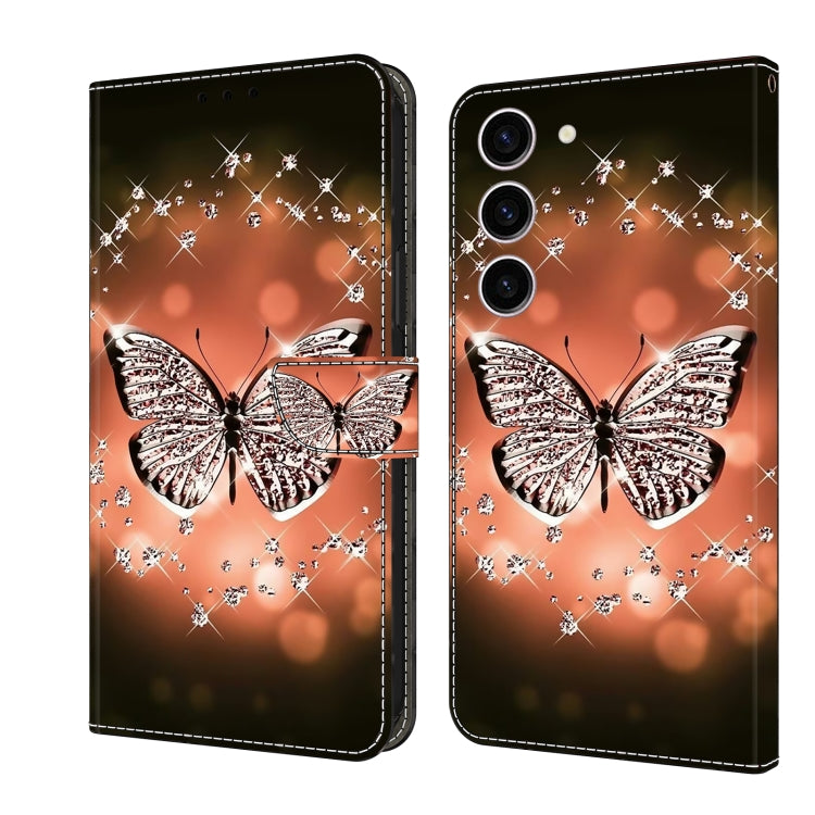 Eleganten etui ovitek za  Samsung S24 Plus 5G, Metulj s kristali