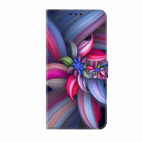 Eleganten etui ovitek za  Samsung S24 Plus 5G, Barvite rože