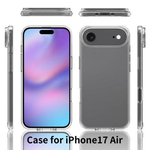 Hybrid ovitek za iPhone 17 Air, Prozoren