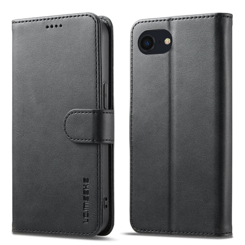 Eleganten ovitek etui za iPhone 16e in 17e, Črn