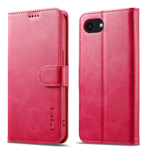 Eleganten ovitek etui za iPhone 16e in 17e, Rdeč