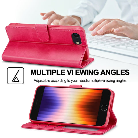 Eleganten ovitek etui za iPhone 16e in 17e, Rdeč