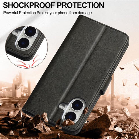 Eleganten ovitek etui za iPhone 17, Črn