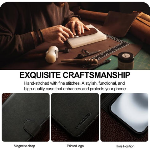 Eleganten ovitek etui za iPhone 17, Črn
