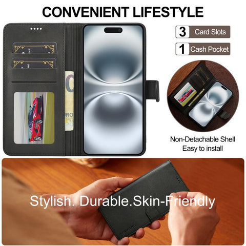 Eleganten ovitek etui za iPhone 17, Črn