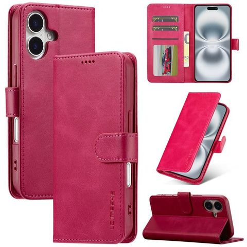 Eleganten ovitek etui za iPhone 17, Rdeč