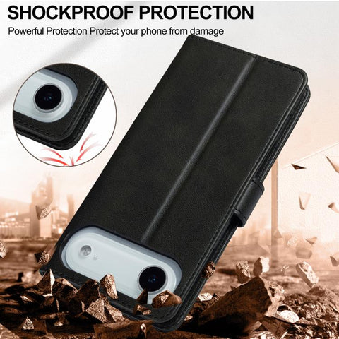 Eleganten ovitek etui za iPhone 17 Air, Črn