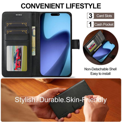 Eleganten ovitek etui za iPhone 17 Air, Črn