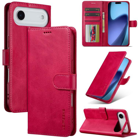 Eleganten ovitek etui za iPhone 17 Air, Rdeč