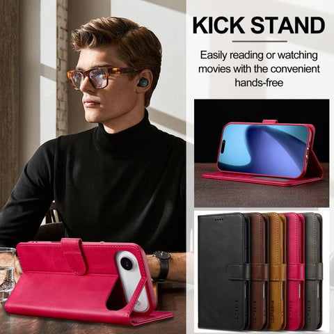 Eleganten ovitek etui za iPhone 17 Air, Rdeč