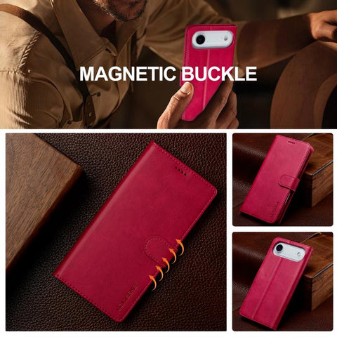 Eleganten ovitek etui za iPhone 17 Air, Rdeč
