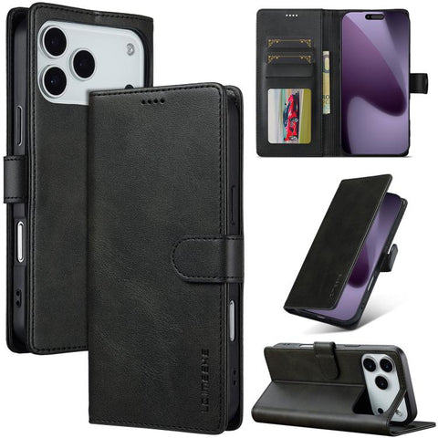 Eleganten ovitek etui za iPhone 17 Pro, Črn