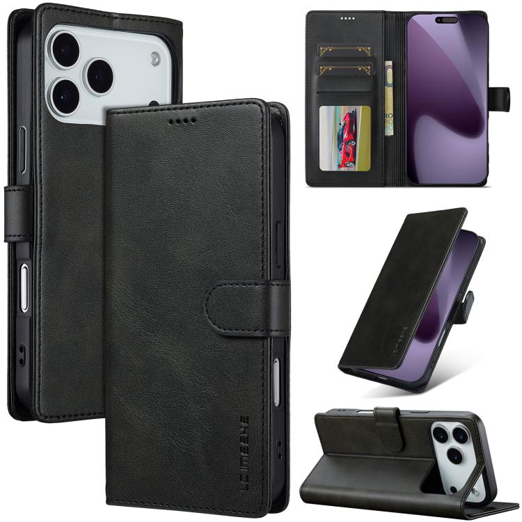 Eleganten ovitek etui za iPhone 17 Pro Max, Črn