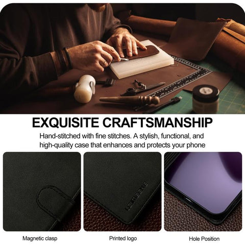 Eleganten ovitek etui za iPhone 17 Pro Max, Črn