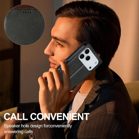 Eleganten ovitek etui za iPhone 17 Pro Max, Črn