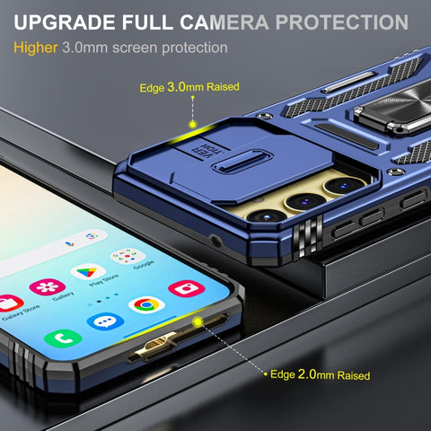 Hybrid Armor ovitek za Samsung A35 / A55, Navy Blue