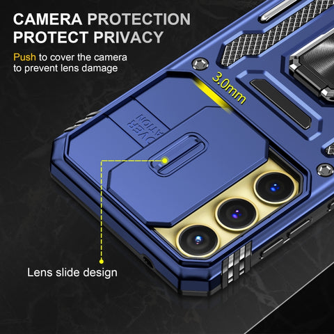 Hybrid Armor ovitek za Samsung A35 / A55, Navy Blue