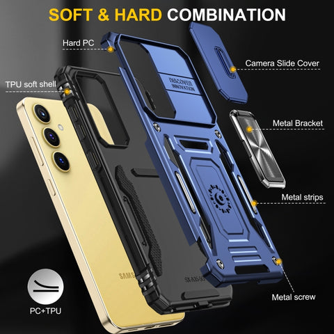 Hybrid Armor ovitek za Samsung A35 / A55, Navy Blue