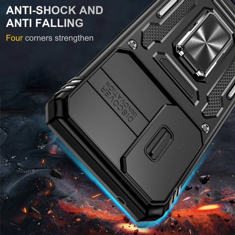 Hybrid Armor ovitek za Samsung A35 / A55, Črn