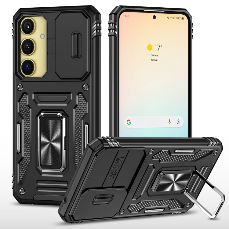 Hybrid Armor ovitek za Samsung A35 / A55, Črn