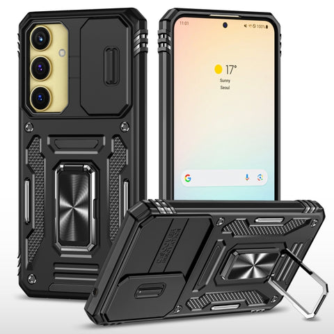Hybrid Armor ovitek za Samsung A35 / A55, Črn
