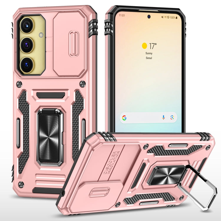 Hybrid Armor ovitek za Samsung A35 / A55, Rose Gold