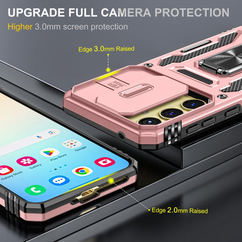 Hybrid Armor ovitek za Samsung A35 / A55, Rose Gold