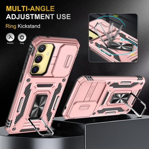 Hybrid Armor ovitek za Samsung A35 / A55, Rose Gold