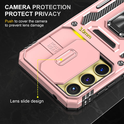 Hybrid Armor ovitek za Samsung A35 / A55, Rose Gold