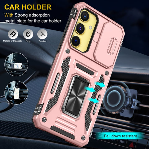 Hybrid Armor ovitek za Samsung A35 / A55, Rose Gold
