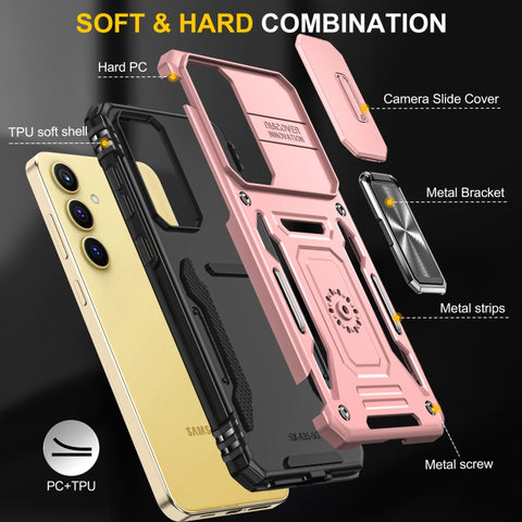 Hybrid Armor ovitek za Samsung A35 / A55, Rose Gold