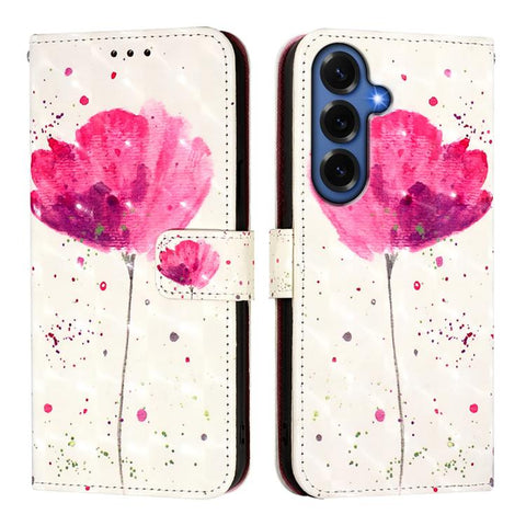 Eleganten etui ovitek za Samsung S26 Plus, Roža