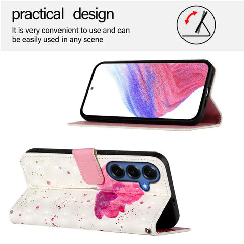 Eleganten etui ovitek za Samsung S26 Plus, Roža