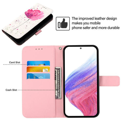 Eleganten etui ovitek za Samsung S26 Plus, Roža