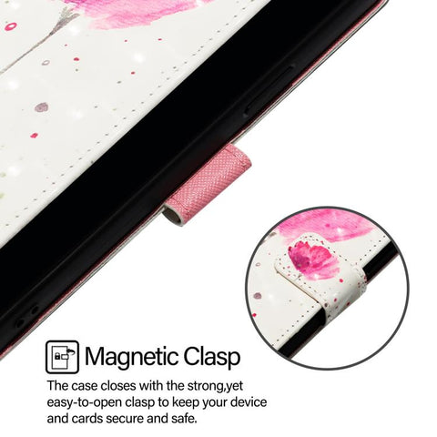 Eleganten etui ovitek za Samsung S26 Plus, Roža