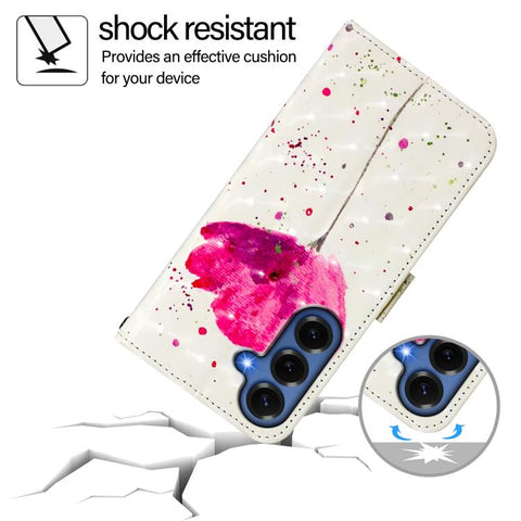 Eleganten etui ovitek za Samsung S26 Plus, Roža