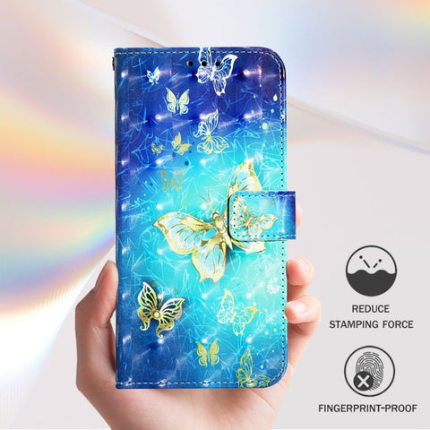 Eleganten etui ovitek za  Samsung A56 5G, Zlat metulj