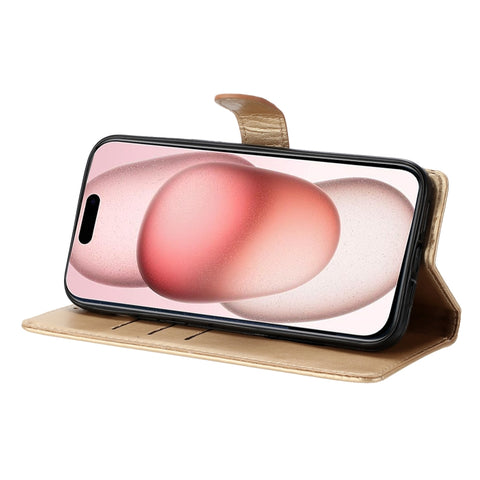 Eleganten etui ovitek za Samsung iPhone 16 Pro, Metulji, Gold