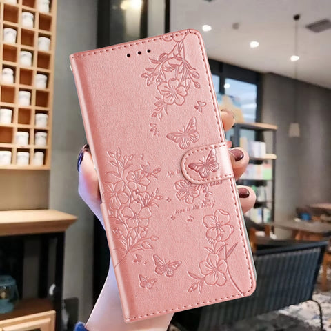 Eleganten etui ovitek za Samsung iPhone 16 Pro, Metulji, Pink